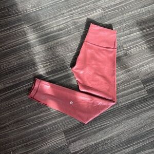 Lululemon Special Edition * Foil Wunder Under Leggings